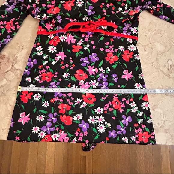 Vintage 60s 70s Floral Maxi Dress Size Medium - Picture 11 of 11